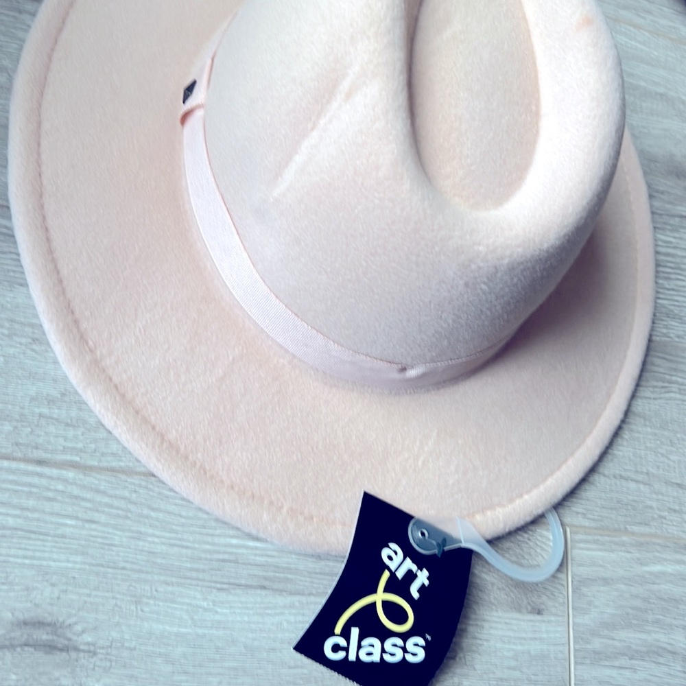 NWT Kids Panama hat art class light tan